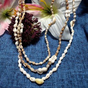 Set of 3 Shell Necklaces  Z6